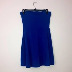 Electric-Blue Stapless Dress